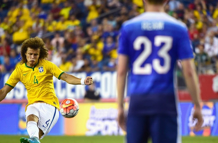 داوید لوئیز|ایالات متحده امریکا 1 - 4 برزیل / دیدار دوستانه