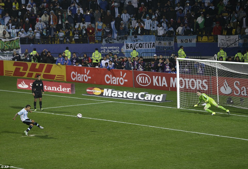 کارلوس توز|آرژانتین 0 (5) - (4) 0 کلمبیا / کوپا آمریکا