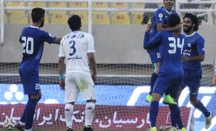 سید مهدی سید صالحی|استقلال خوزستان 4 - 4 استقلال تهران / لیگ برتر