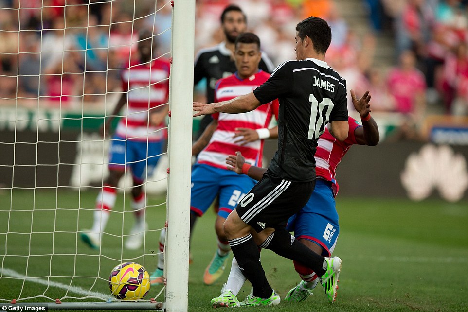 جیمز رودریگز|گرانادا 0 - 4 رئال مادرید / لالیگا
