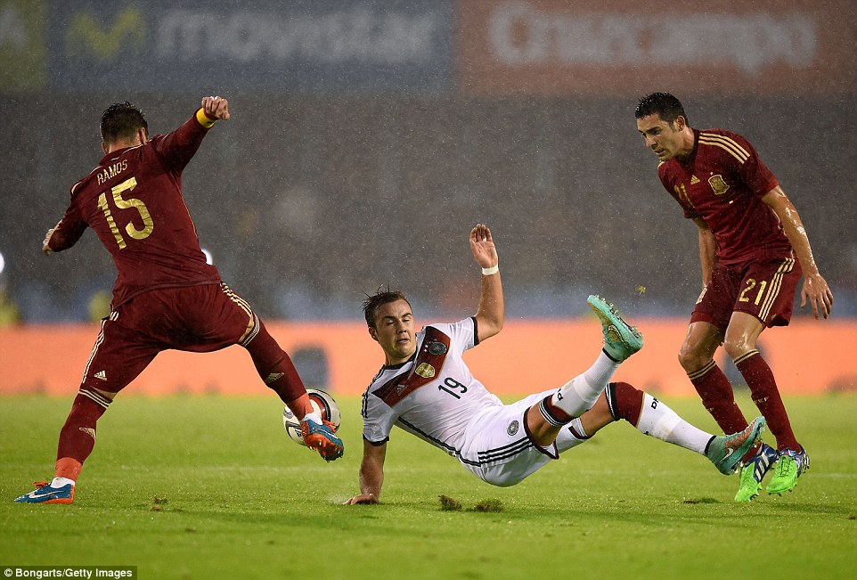 ماریو گوتزه|اسپانیا 0 - 1 آلمان / دیدار دوستانه