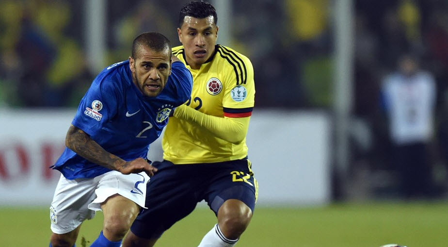 دانیل آلوز|برزیل 0 - 1 کلمبیا / کوپا آمریکا  2015