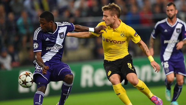 چیرو ایموبیل|اندرلخت 0-3 دورتموند / لیگ قهرمانان