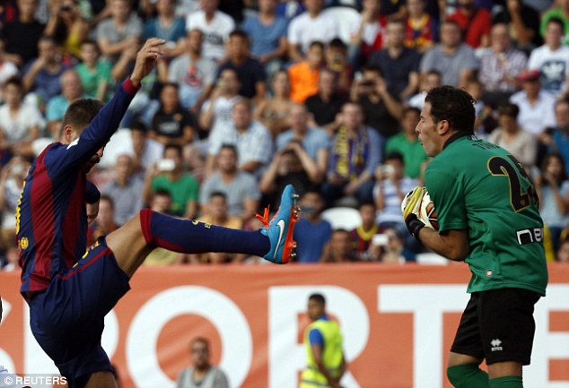 جرارد پیکه|رایو‌‌ والکانو 0 - 2 بارسلونا / لالیگا