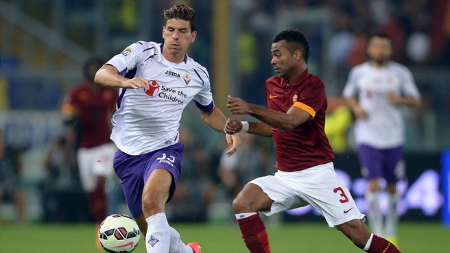 ماریو گومز - اشلی کول|آ اس رم 2-0 فیورنتینا / سری آ