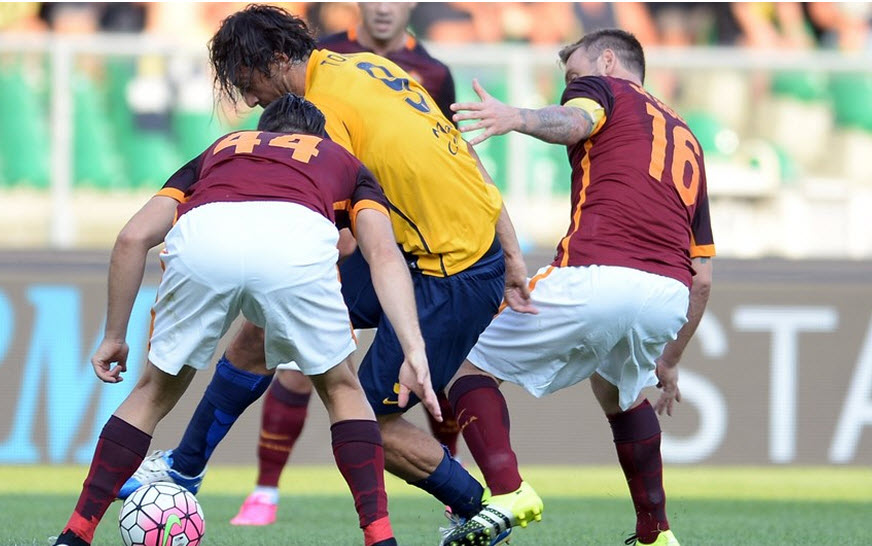 لوکا تونی|هلاس ورونا 1 - 1 رم / سری آ