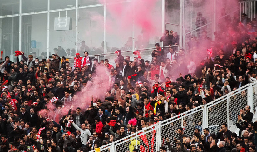 هواداران تراکتور|تراکتورسازی تبریز 1 - 0 پرسپولیس تهران / لیگ برتر