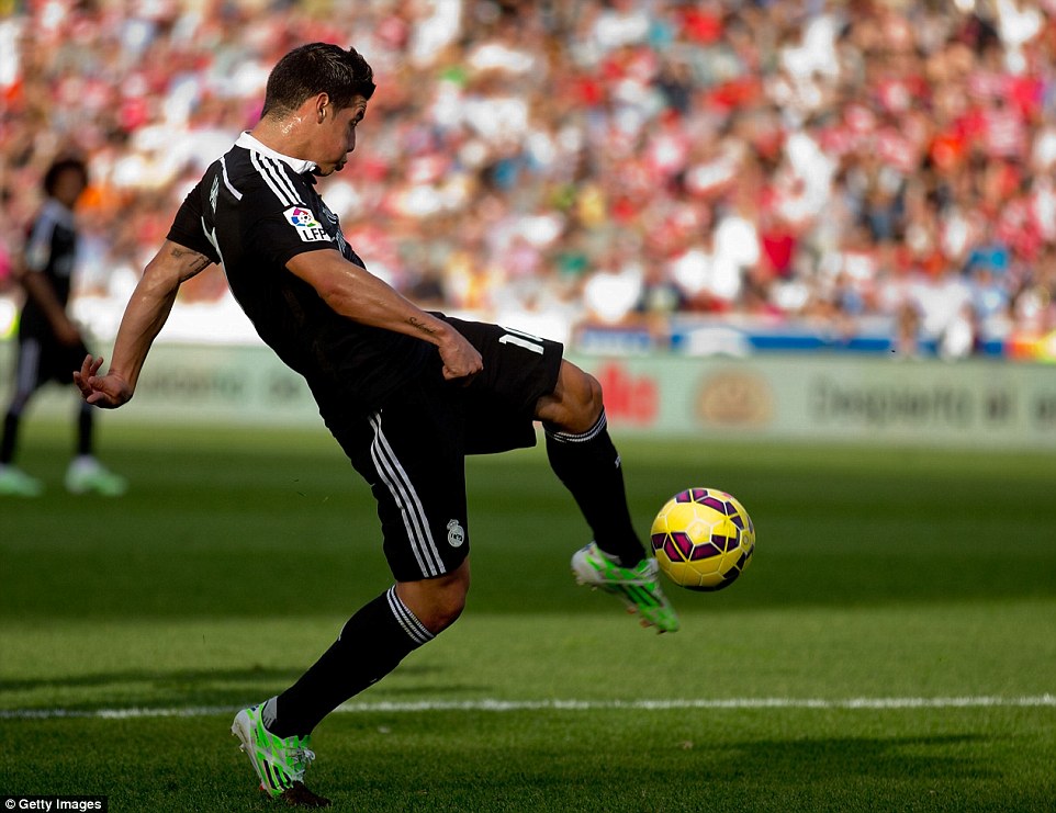 جیمز رودریگز|گرانادا 0 - 4 رئال مادرید / لالیگا