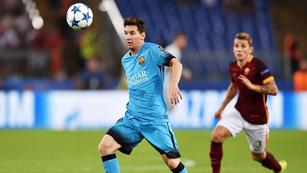 لیونل مسی|رم 1 - 1 بارسلونا / لیگ قهرمانان