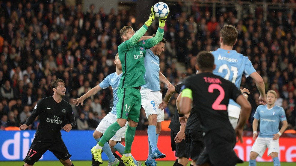 کوین تراپ|پاریس سن ژرمن 2 - 0 مالمو / لیگ قهرمانان