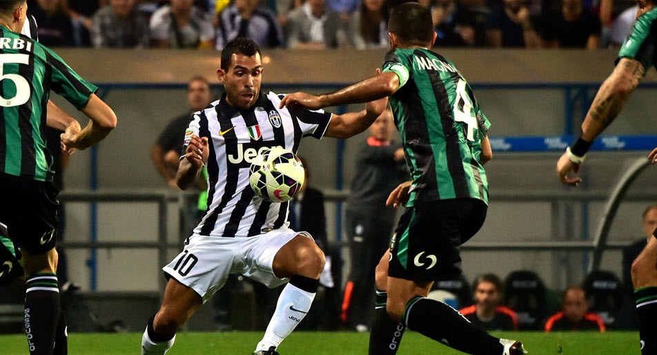 کارلوس توز|ساسولو 1 - 1 یونتوس / سری آ