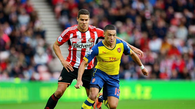 الکس اوکسلید چمبرلین|ساندرلند 0-2 آرسنال / لیگ جزیره