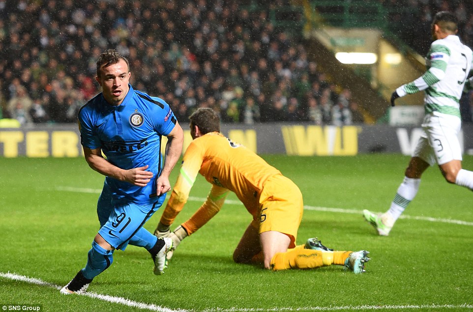 ژردان شکیری|سلتيک 3 - 3 اینترمیلان / لیگ اروپا