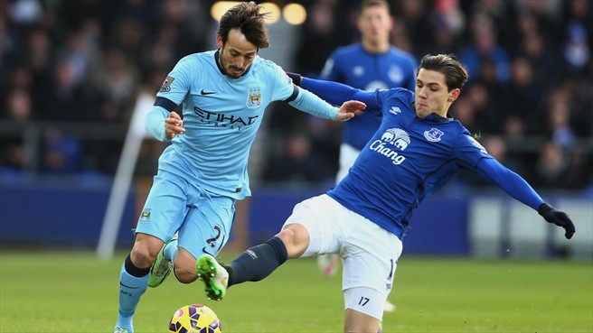 داوید سیلوا|اورتون 1 - 1 منچستر سیتی / لیگ جزیره