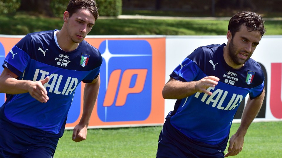 جوزپه روسی -  دی سیگلیو|تمرین تیم ملی ایتالیا