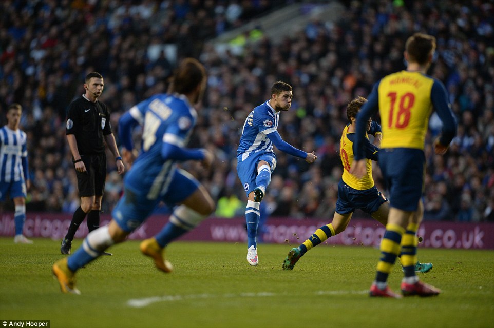 شتزنی|برایتون 2 - 3 آرسنال / جام حذفی