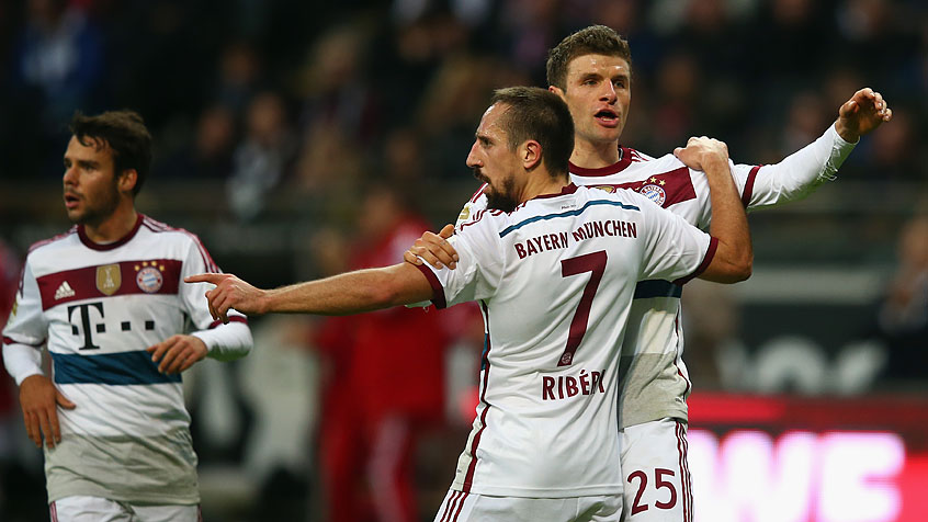 فرانک ريبری|اینتراخت فرانکفورت 0 - 4 بایرن مونیخ / بوندسلیگا