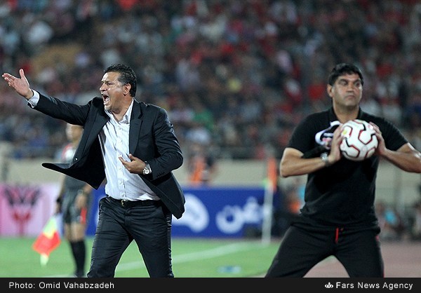 علی دایی|پرسپولیس 1-3 تراکتوسازی / لیگ برتر