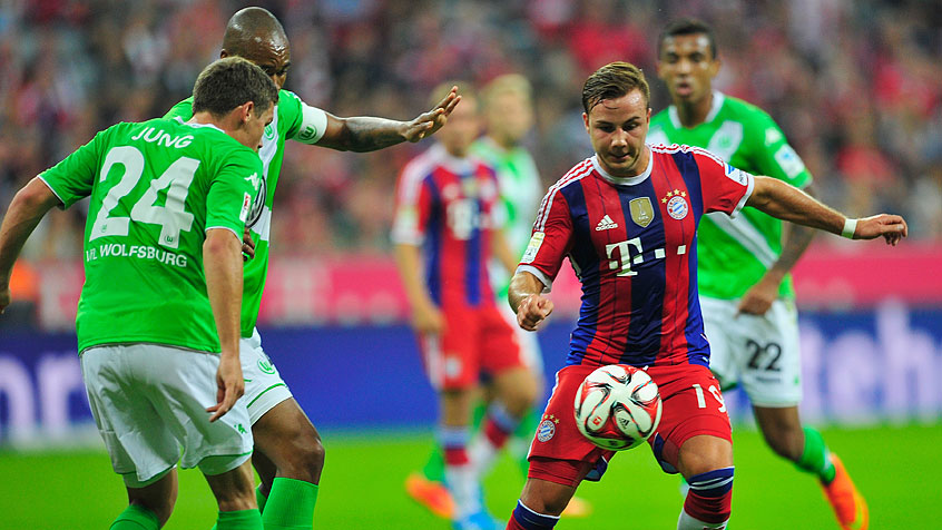 ماریو گوتزه|بایرن مونیخ 2-1 ولفسبورگ / بوندسلیگا