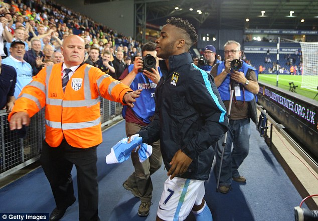 رحيم استرلینگ|وست برومویچ 0 - 3 منچستر سیتی / لیگ برتر انگلستان