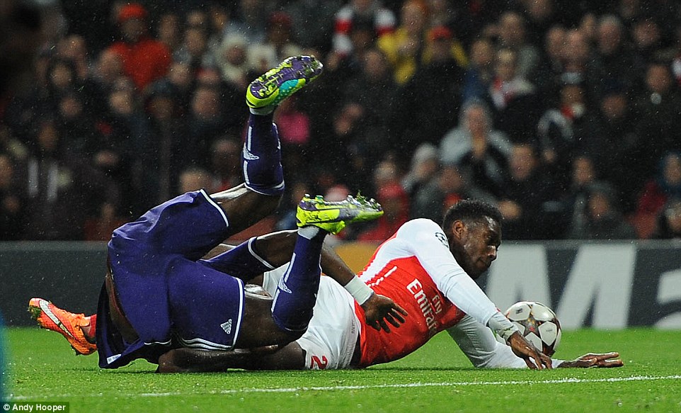 دنی ولبک|آرسنال 3 - 3 اندرلشت / لیگ قهرمانان