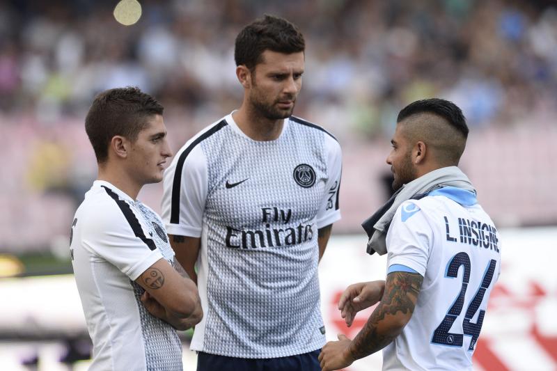 لرنزو اینسینیه - مارکو وراتی|پاریس سن ژرمن 2-1 ناپولی / دیدار دوستانه