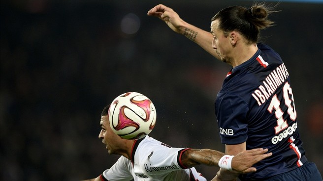 زلاتان ایبراهیموویچ|پاریس سن ژرمن 1 - 0 نیس / لوشامپیونه