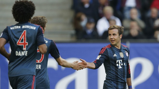 ماریو گُتزه|چهره شادمان گوتزه بهد از دوبل کردن در گلزنی.