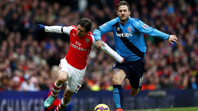 توماس روسیچکی|آرسنال 3 - 0 استوک سیتی / لیگ جزیره