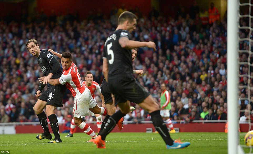 الکسیس سانچز|آرسنال 3 - 0 بِرنلی / لیگ جزیره