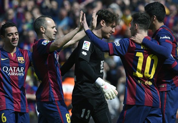 آندرس اینیستا - مسی|بارسلونا 6 - 1 رایو والکانو / لالیگا