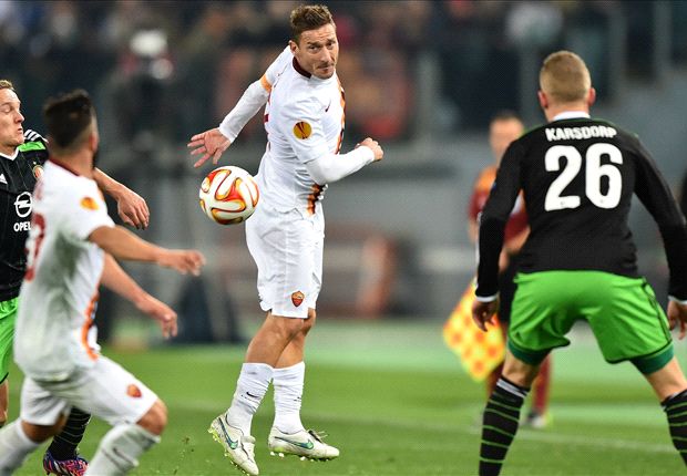 فرانچسکو توتی|رم 1 - 1 فاينورد روتردام / لیگ اروپا