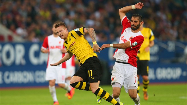 ماركو رویس|آگزبورگ 2-3 دورتموند / بوندسلیگا