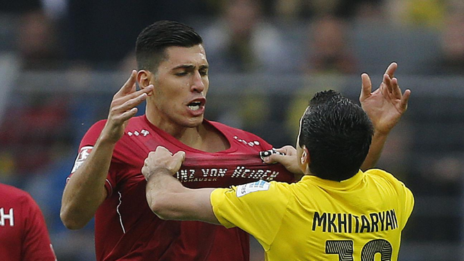 هنريخ مخیتاریان|دورتموند 0 - 1 هانوفر / بوندسلیگا