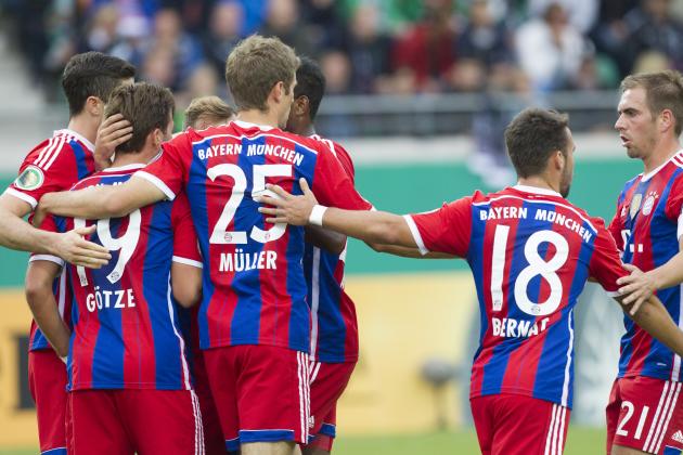 توماس مولر - ماریو گوتزه|بایرن مونیخ 4-1 پروسن موئنستر / جام حذفی آلمان