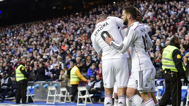 شادی بازیکنان رئال|رئال مادرید 2 - 0 دپورتیوو لاکرونیا / لالیگا