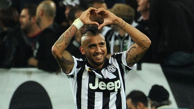 آرتور ویدال|یوونتوس 3-0 چزنا / سری آ