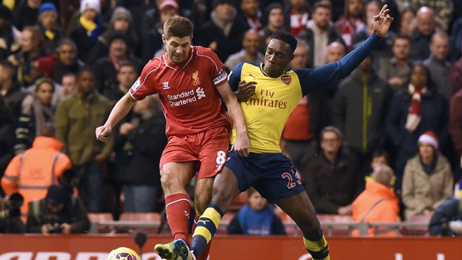 استیون جرارد - دنی ولبک|لیورپول 2 - 2 آرسنال / لیگ جزیره