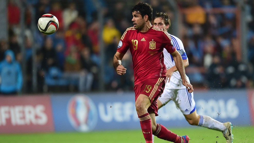 دیگو کاستا|لوکزامبورگ 0 - 4 اسپانیا / مقدماتی یورو 2016