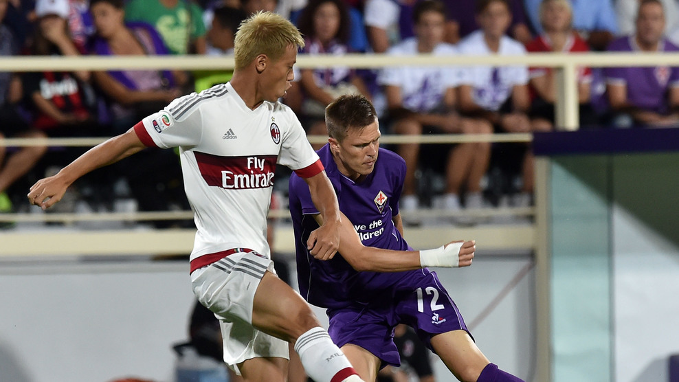 كيسوکه هوندا|فیورنتینا 2 - 0 میلان / سری آ