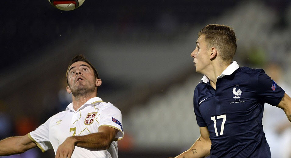 لوكاس دیگن|صربستان 1-1 فرانسه / دیدار دوستانه
