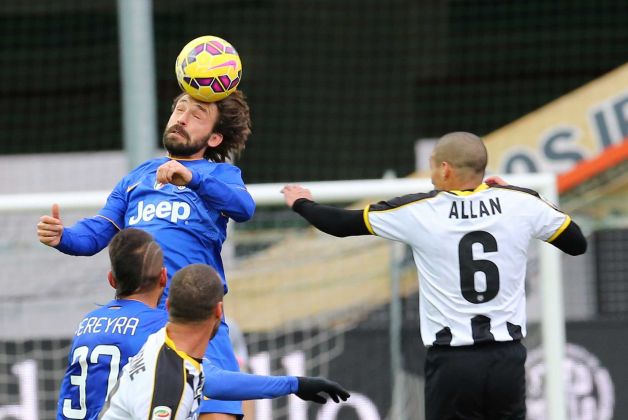 آندره آ پیرلو|اودینزه 0 - 0 یوونتوس / سری آ