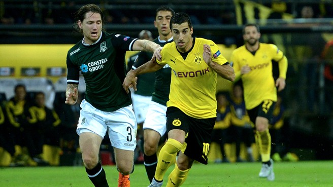 هنريخ مخیتاریان|بوروسيا دورتموند 2 - 1 كراسنودار /  لیگ اروپا 2015/2016