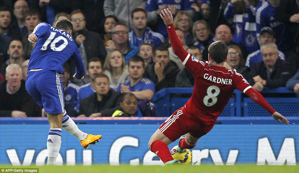 ادن هازرد|چلسی 2 - 0 وست برومویچ / لیگ جزیره