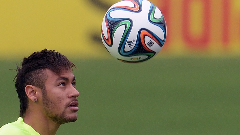 نیمار دا سیلوا|تمرین تیم ملی برزیل