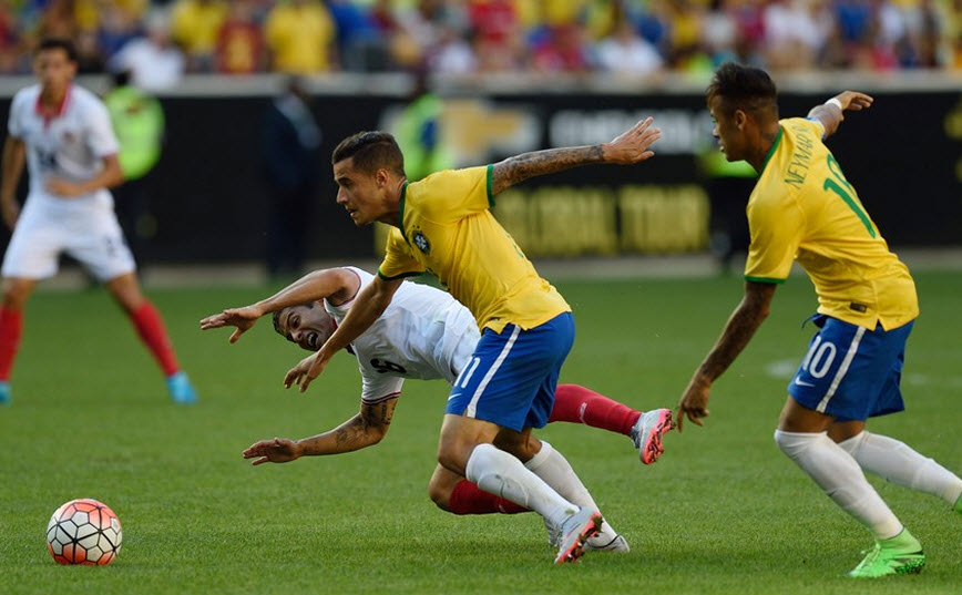 فیلیپه کوتینیو|برزیل 1 - 0 کاستاریکا / دیدار دوستانه