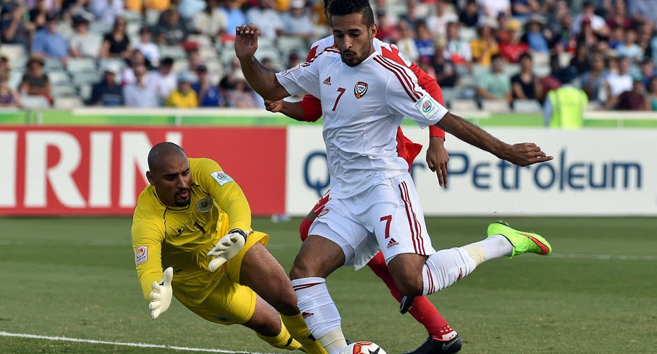 على أحمد مبخوت|بحرین 1 - 2 امارات / جام ملت های آسیا 2015