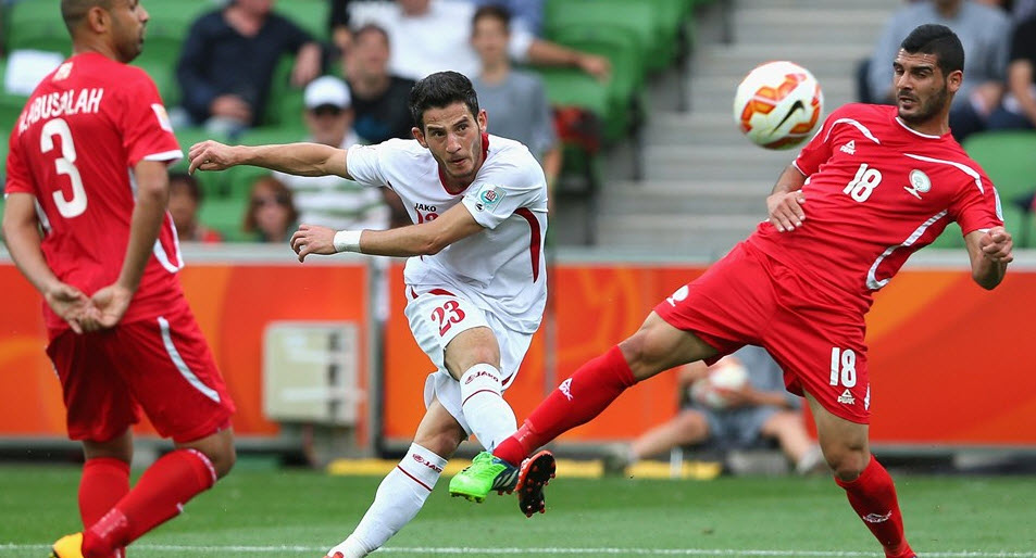 يوسف احمد|فلسطین 1 - 5 اردن / جام ملت های آسیا 2015