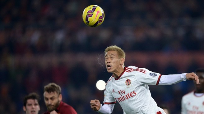 كيسوکه هوندا|رم 0 - 0 میلان / سری آ