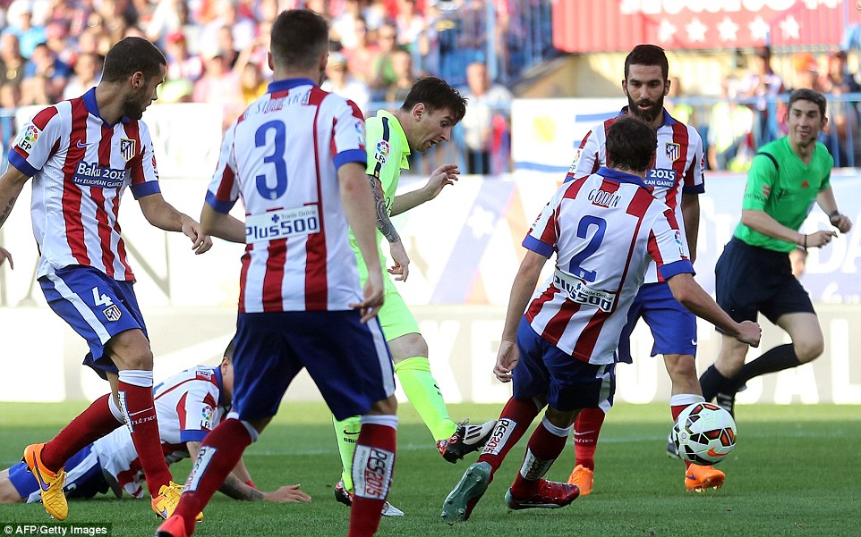 لیونل مسی|اتلتیکو مادرید 0 - 1 بارسلونا / لالیگا